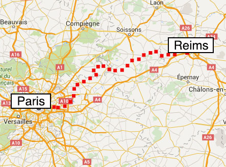 Day 36 Reims to Paris